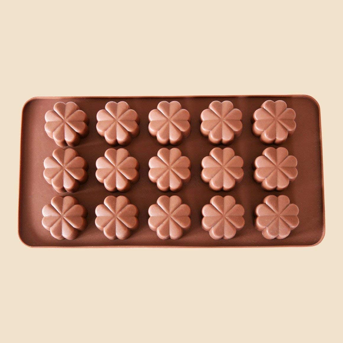 EMONO Silicone Easy Chocolate Mould, Flowers Shape