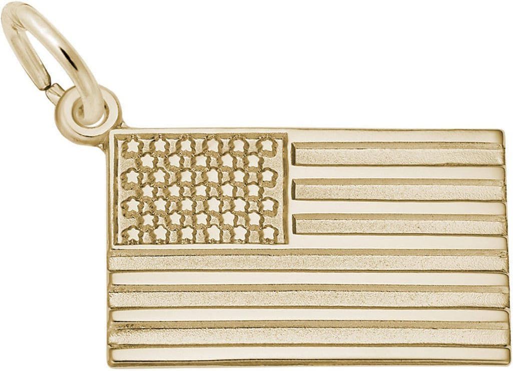 Rembrandt USA American Flag Charm