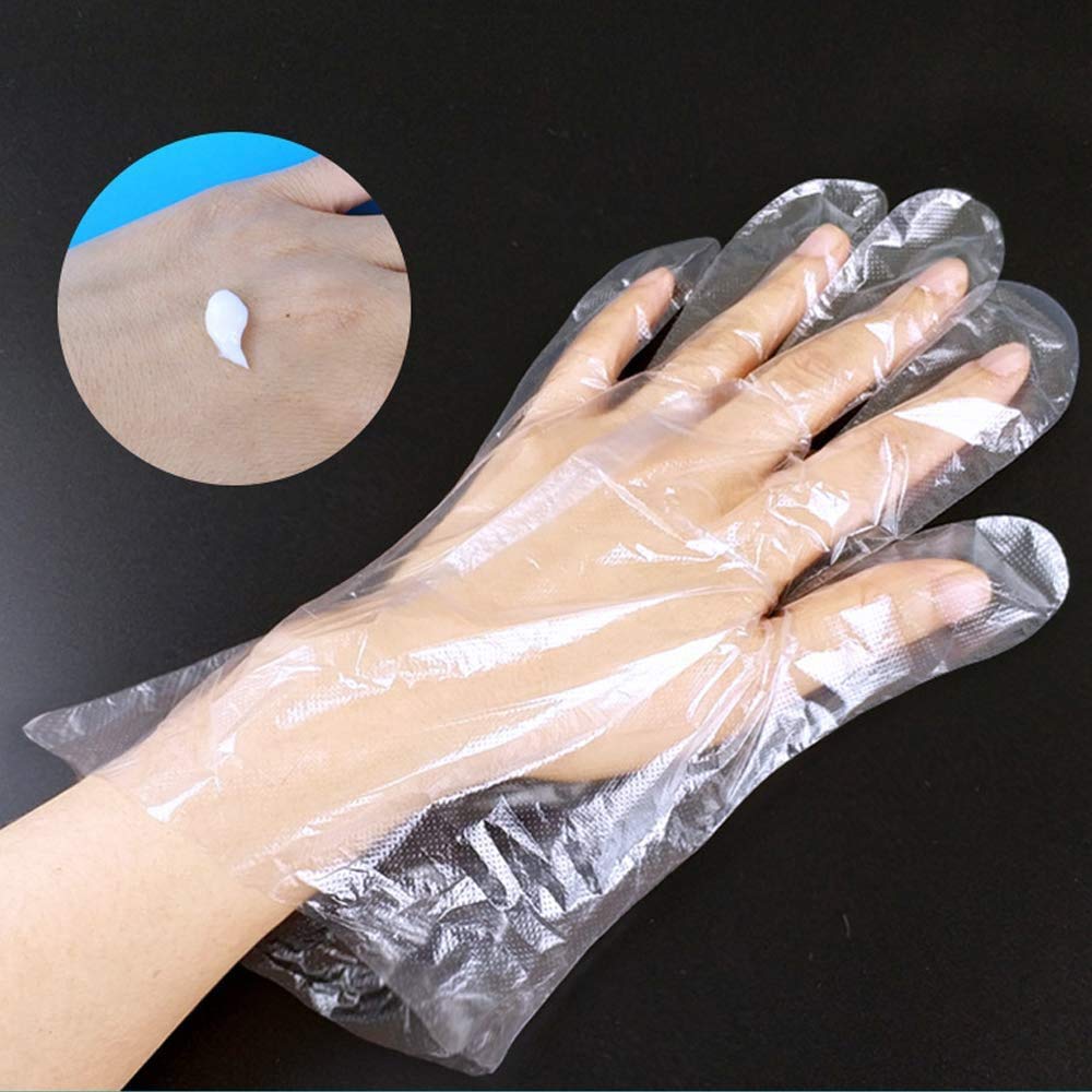 100 sacchetti da bagno in plastica di paraffina, comodi sacchetti usa e getta per la cura delle mani in plastica per il trattamento della cera