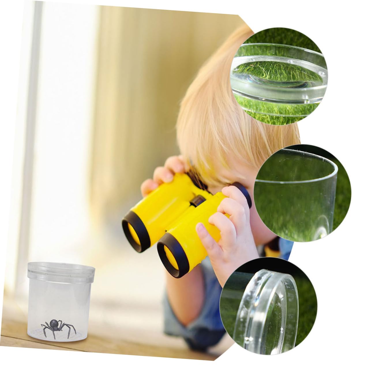 TOYANDONA 9 piezas Caja para Insectos Portátil con Contenedores Multiusos para Observar y Criar Insectos Caja Plástica y Educativa para Exteriores