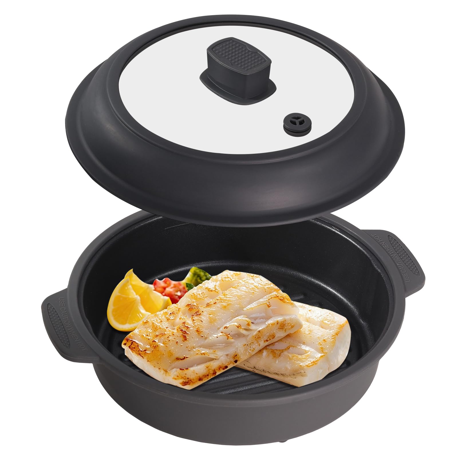 GLOU-GLOU GOOSE GGG 電子レンジ調理器 1台8役 焼き魚 魚焼…