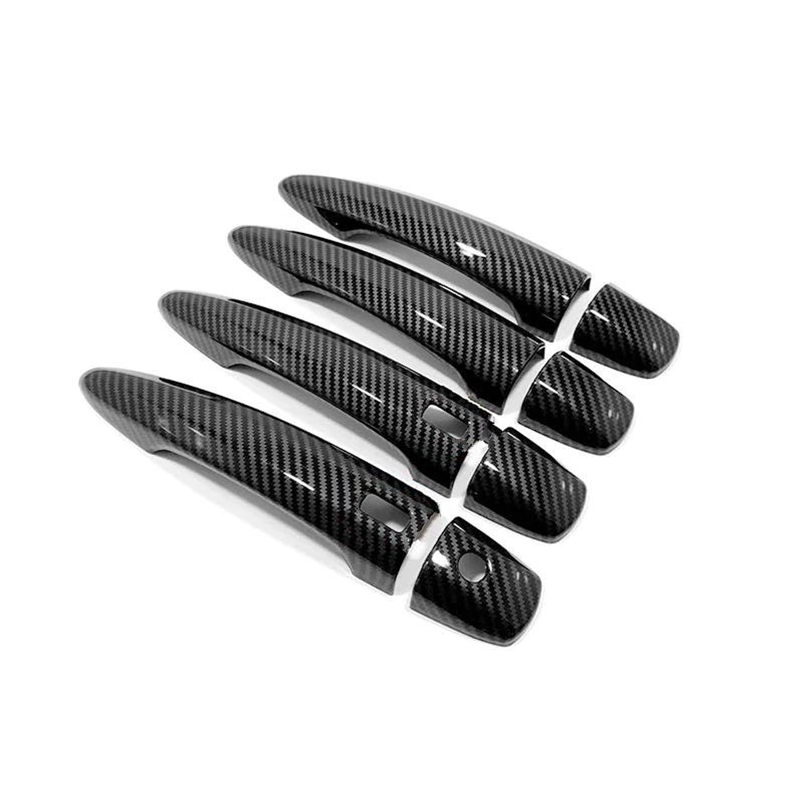 Piwine Style 3 For Nissan For Qashqai J12 For X Trail T33 For Rogue 2021 2022 Abs Carbon Car Side Door Handle Cover Trim Sticker(Style 3)