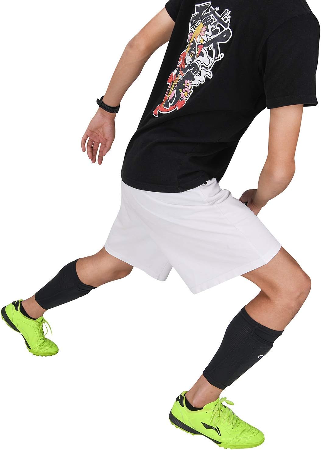 Gonex Soccer Shin Guards for Kids Adult, Youth Boys Girls Shin Guards Slip in Soccer Shin Pad Sleeves Canilleras for Football Games, EVA Cushion Protection Reduce Shocks & Injuries : Sports & Outdoors