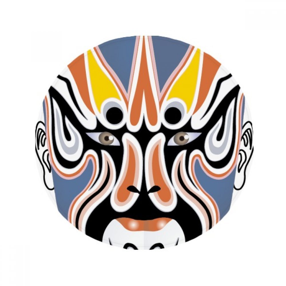 Masque de l'Opéra de Pékin pour un tapis de cuisine et salon design