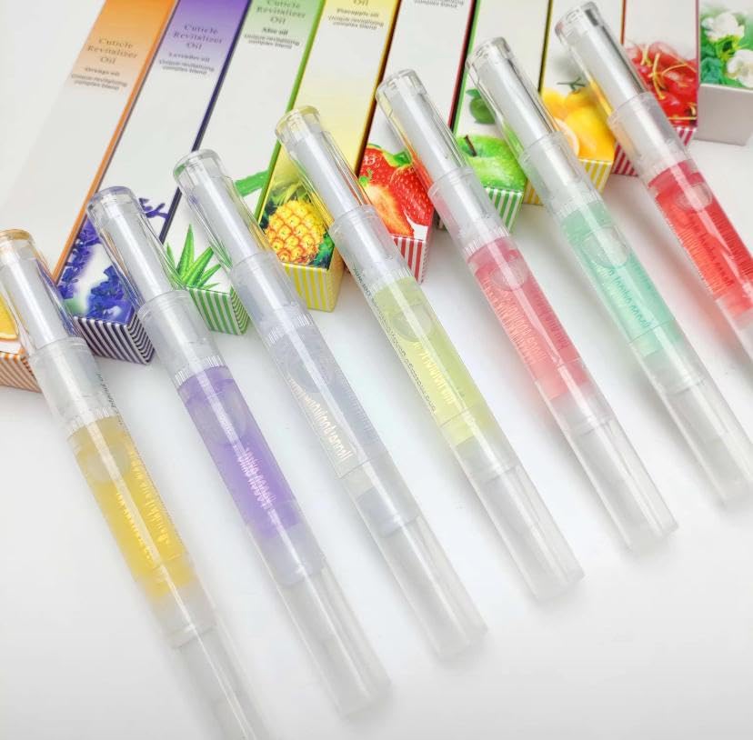 NPAH Cuticle Oil Pen Pack of 5 | Natural Hydrating Nourishing Oil Pens for Dry Cuticles | Fruity Fragrances | Easy-to-Use for Fingernails & Toenails | Ideal for Home, Gifting, Salon & Travel Use-image-43
