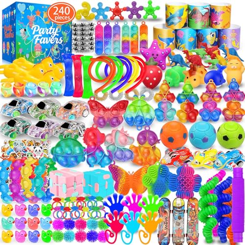 240-Pack Fidget Toys for Kids - Party Favors & Classroom Prizes