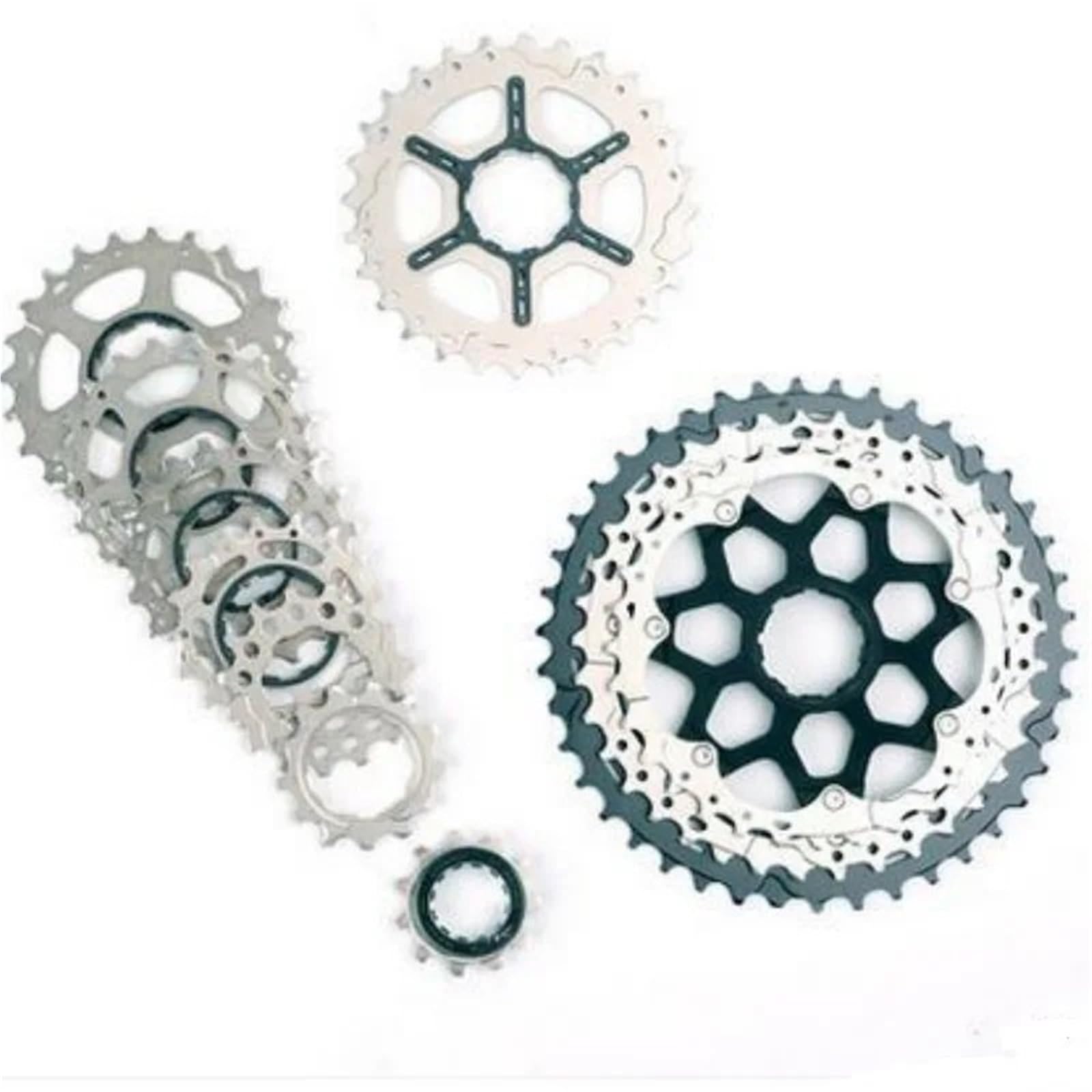 Cassette para Bicicleta Compatible con piñones libres Shimano SLX CS M7000, 11-40T, 11-42T y 11-46T, para bicicleta de montaña, piñón de cassette MTB 11S. cubierta bloqueo piñón libre(11-42T)