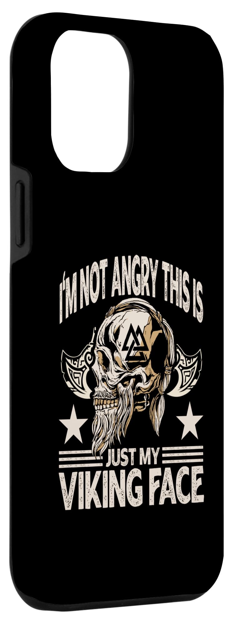iPhone 15 Pro Max I'm Not Angry This is Just my Viking Face Valhalla Viking Case - Image 3