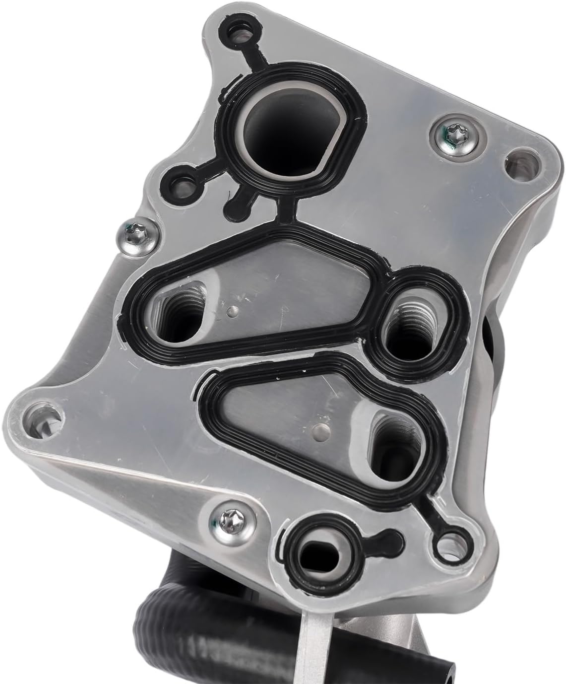 Aluminum Engine Oil Cooler Filter Housing Replacement for Mercedes C250 SLK250 Base 2012-2015 A2711801410