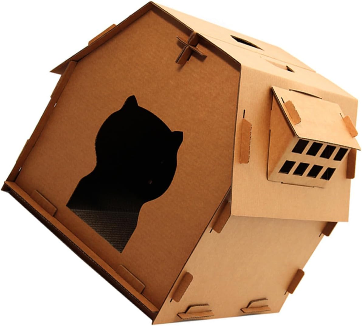 VICASKY Cat Scratch House Cardboard Cat Scratcher Scratching Board Corrugated Cardboard