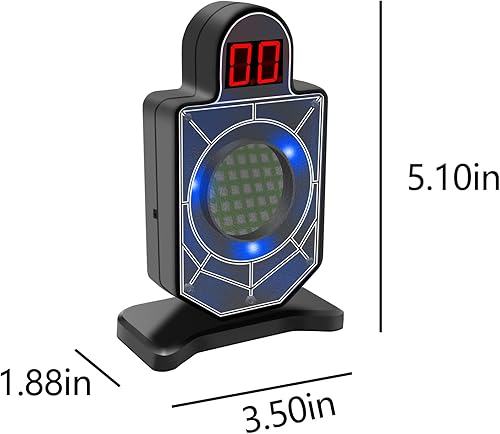 Miniatura 4 de AIMINGMATE Entrenador láser portátil para disparo láser reactivo y práctica de fuego seco entrenador láser y conteo de objetivos de entrenamiento