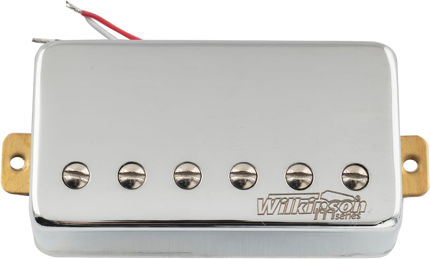 Wilkinson Vintage Alnico 5 Bridge Humbucker Pickup for Epiphone USA Les Paul SG Style Electric Guitar, Chrome