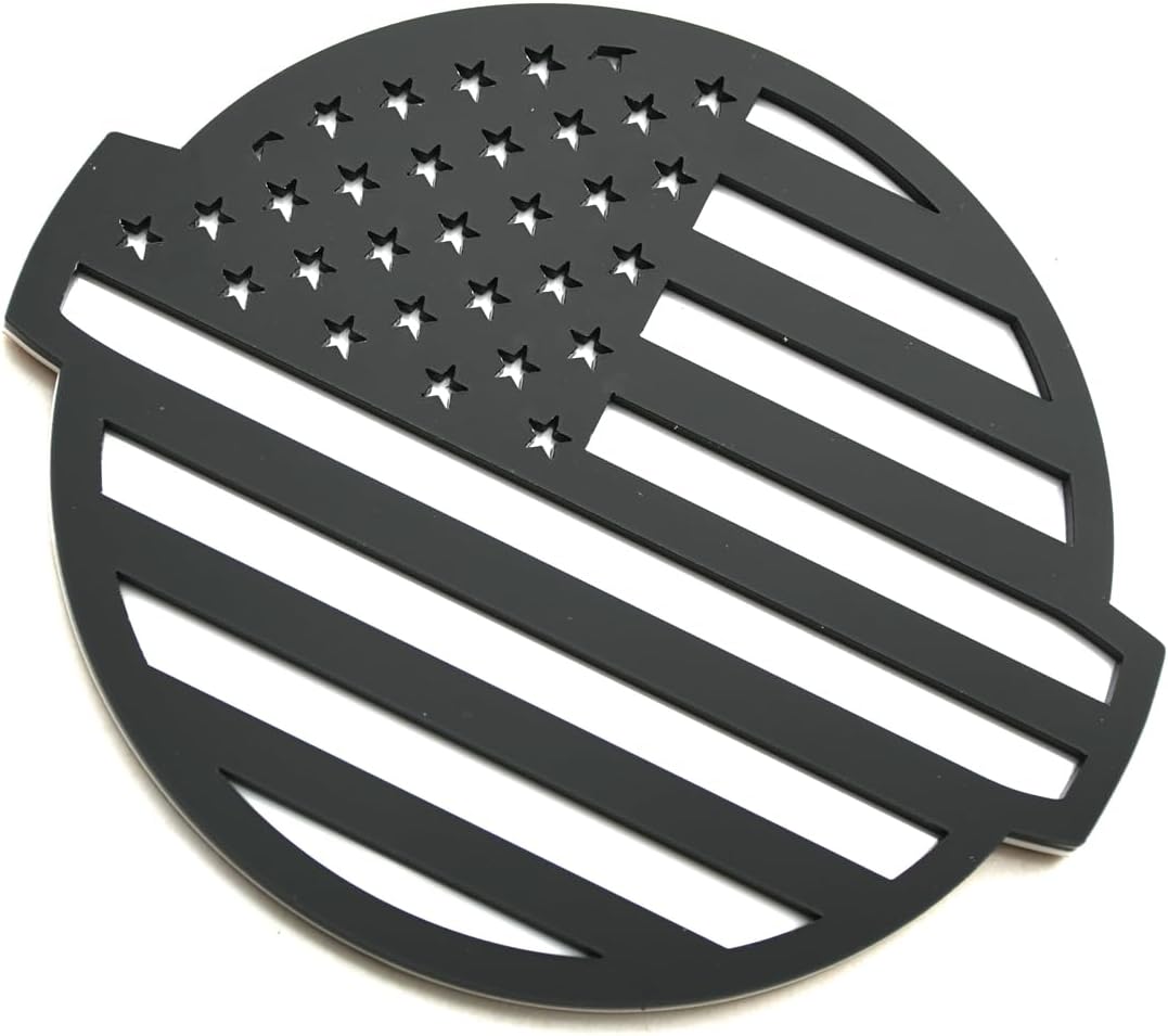 1pc New Custom Tailgate Emblem Badge USA Decal Compatible with Nissan Titan 16-24 American Flag (White)
