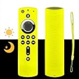 Silicone Remote Case/Cover for 4K, Protective Holder Lightweight [Anti Slip] Shockproof for 3rd Gen Glow in The Dark