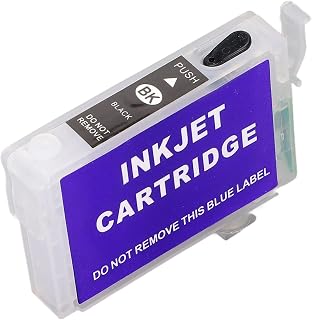 Cartucho de Impressora, Impressão Transparente PP para Cartucho de Tinta de Saída Estável SX425W SX430W SX435W SX438W (Preto (T1281))