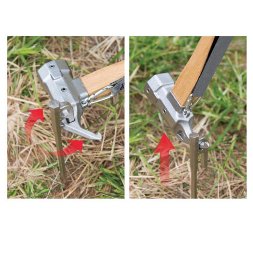 Metall Zelthammer Campinghammer Mehrzweck Hammer für Camping Wandern Klettern (Kupferkopf)