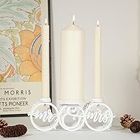 Vista 6 de Unity - Portavelas Unity para ceremonia de boda, portavelas para decoración de boda, recepción, regalos de despedida de soltera (velas no incluidas)