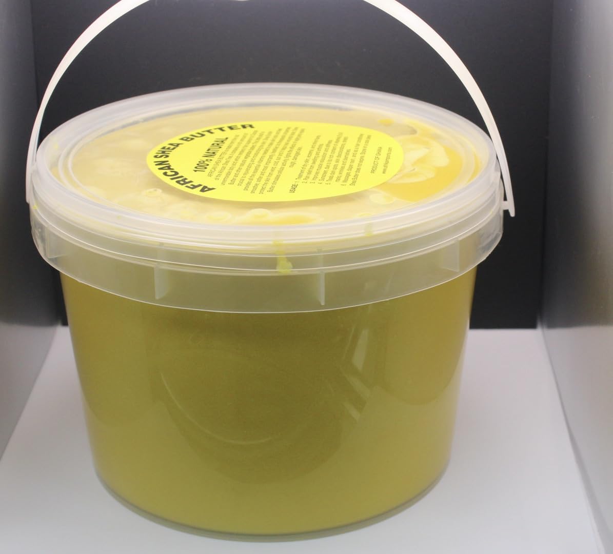 afrimports 100% Natural Shea Butter Organic 5lbs Yellow
