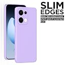 Pikkme Back Cover for Oppo Reno 13 5G | Camera Protection | Shockproof Soft Matte Silicon Back Case (Purple) gallery image