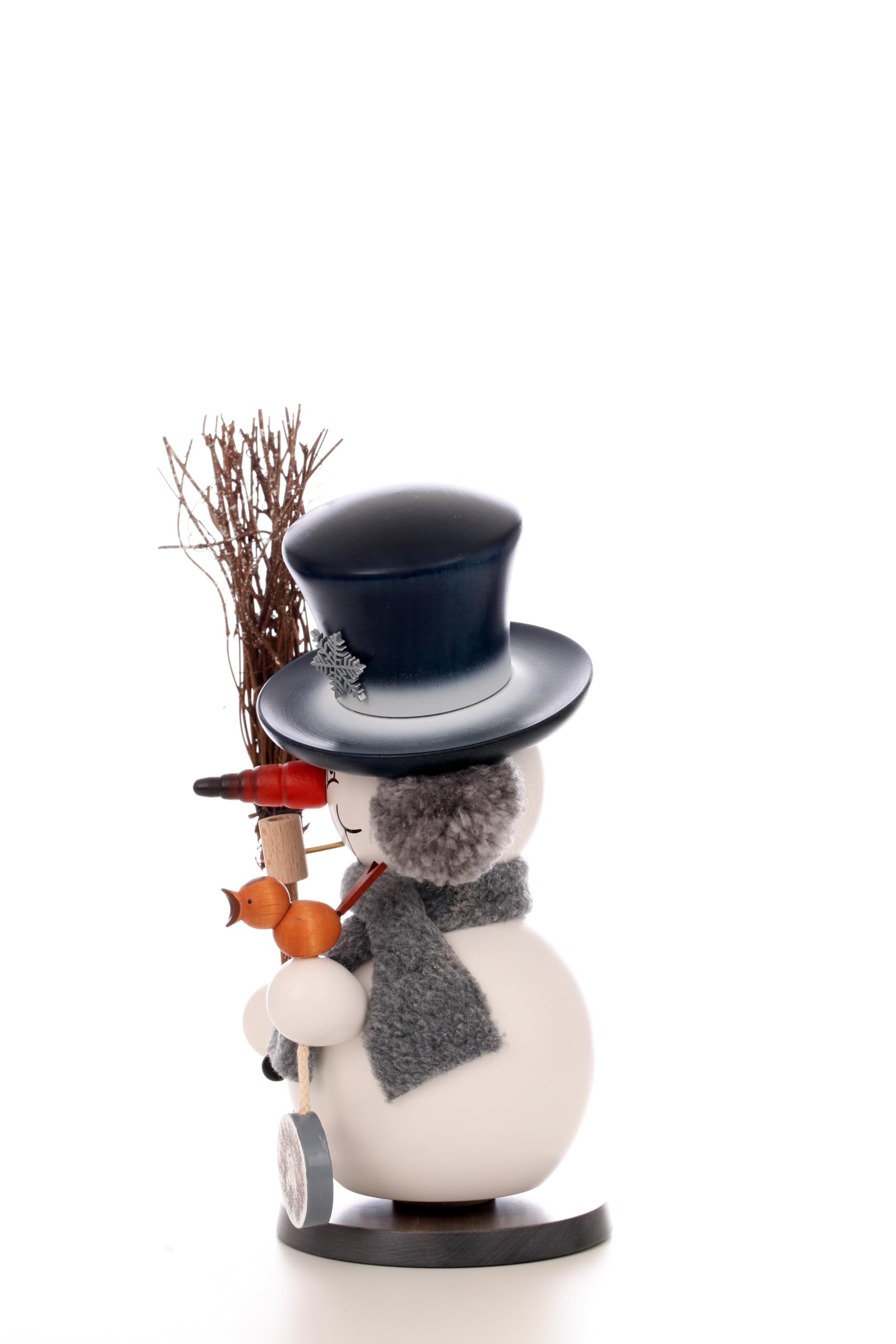 Christian Ulbricht Räuchermännchen Schneemann grau - 23 cm