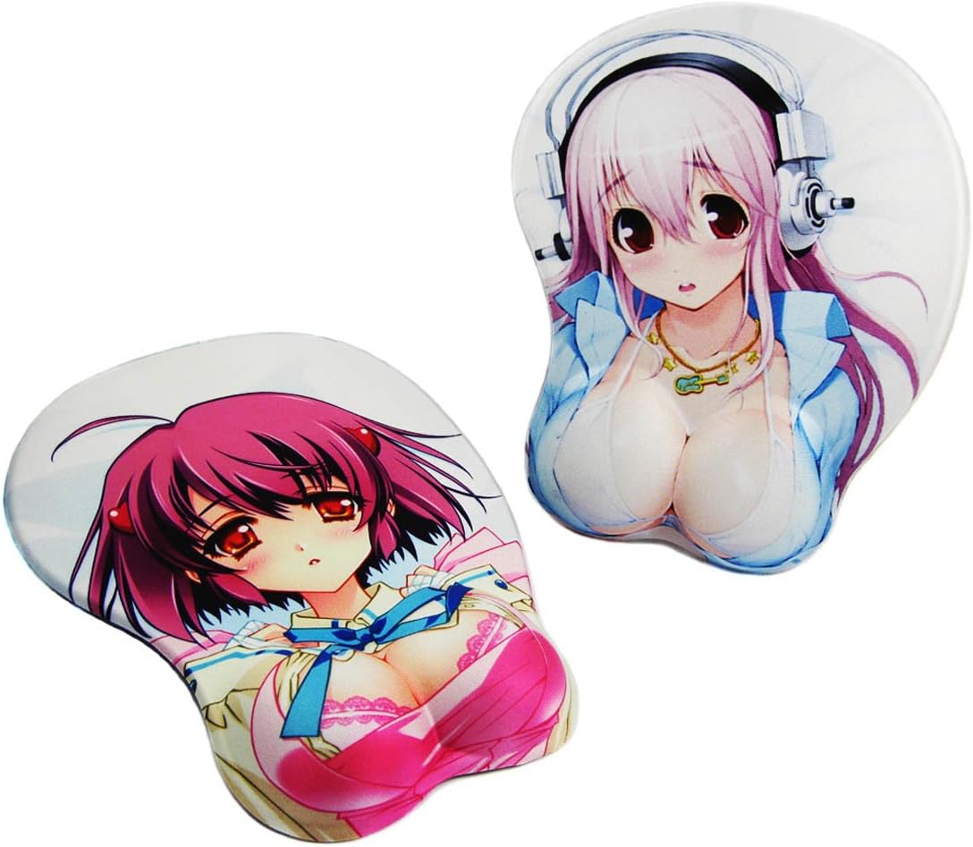 kilofly 3D Mouse Pad Value Combo - Sora No Otoshimono Ikaros AND Super Sonico [Set of 2]
