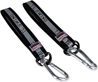 Kit para pendurar alças de balanço de árvore, 2 peças de poliéster, alças de balanço leves de segurança forte, conjunto de alças de balanço de árvore portátil de fácil instalação, para balanço de árvo