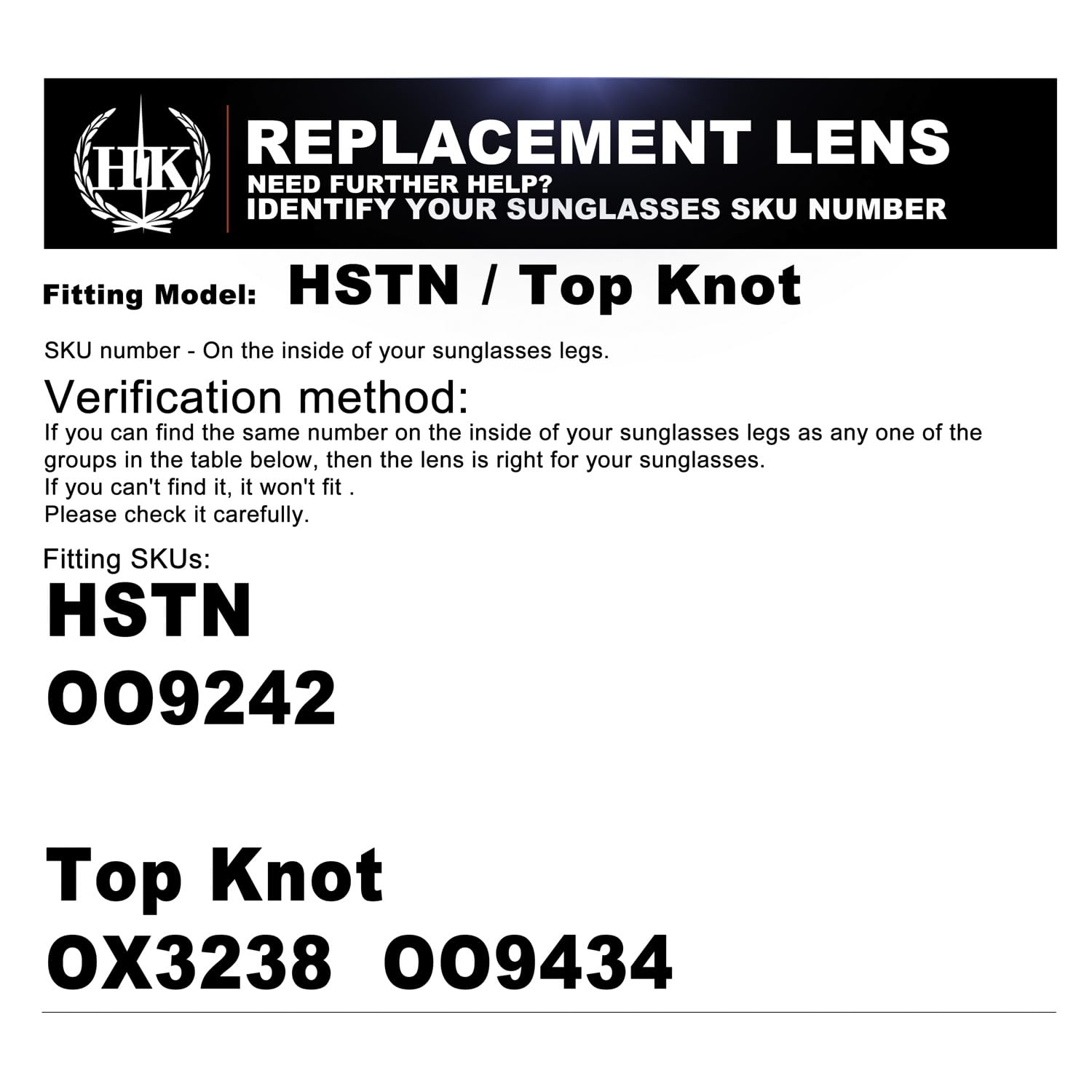 Étui en Silicone Compatible/De Remplacement Oakley HSTN OO9242 Top Knot OX3238 OO9434