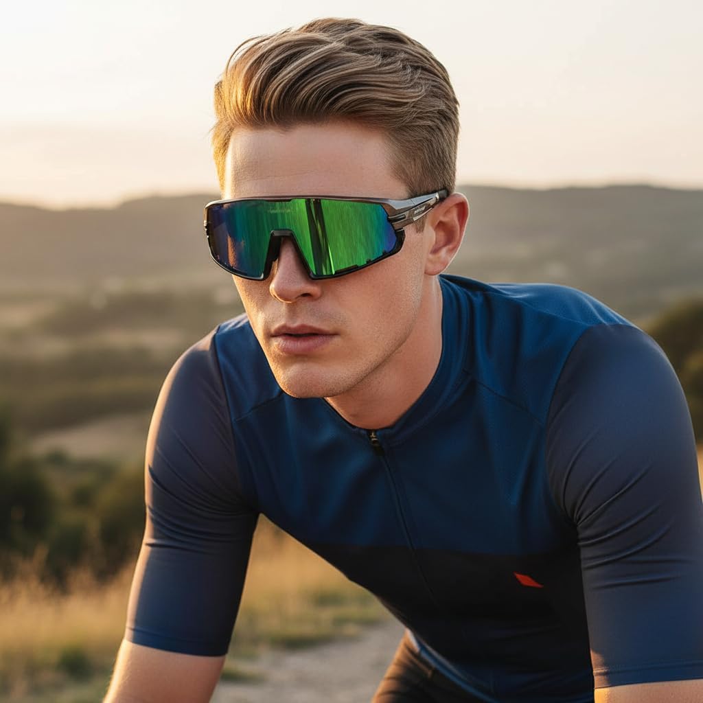 BangLong Sports Sunglasses for Men Women - UV400 Protection Sun Glasses for Running Cycling Baseball Fishing - Image 2