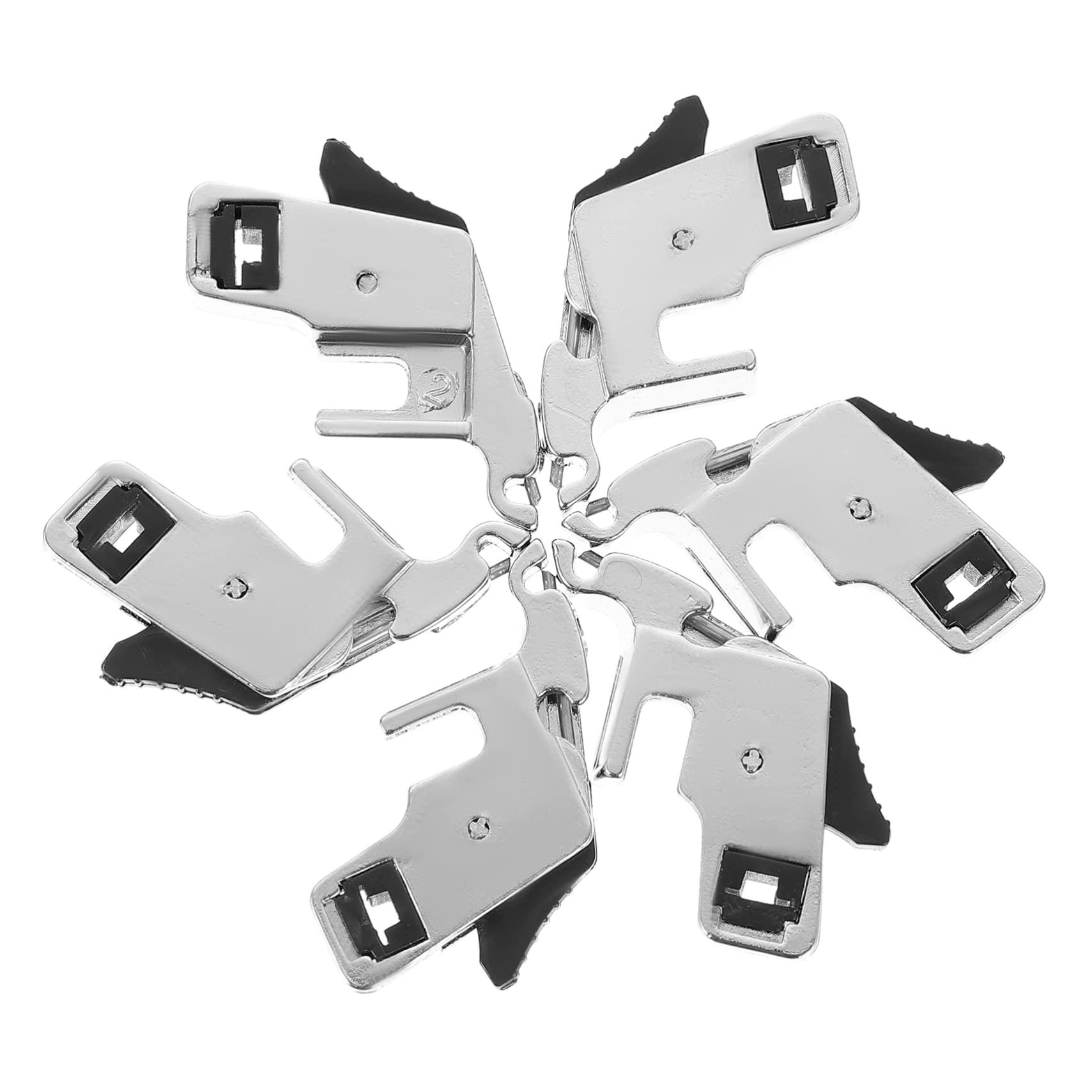 Adaptateurs de pied presseur couture x6 connecteurs universels pour machines à coudre
