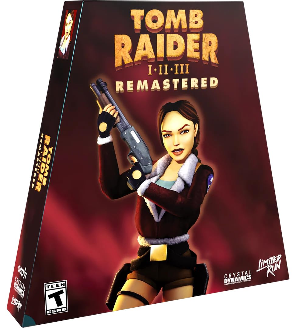 Tomb Raider I-III Remastered Convention Exclusive Tomb Raider II Cover Art Variant - for Playstation 5
