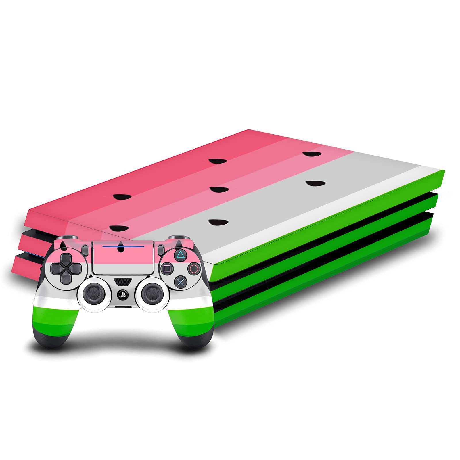 Sticker PS4 Pro pastèque pour protéger la console contre les rayures - 7