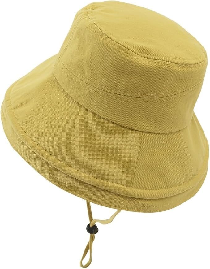 Sombrero de Pesca Grande - Pescador ala Ancha para la Playa para Mujer para el Sol al Aire Libre