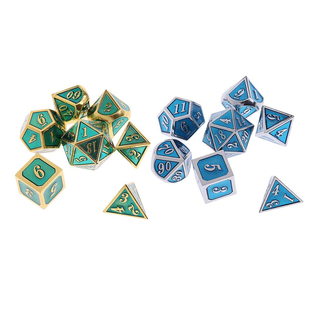 7-teiliges Würfel-Set, Gesellschaftsspiel, Kartenspiel, DIY, verschiedene Zahlen, Dice Spiel, Trinkspiel