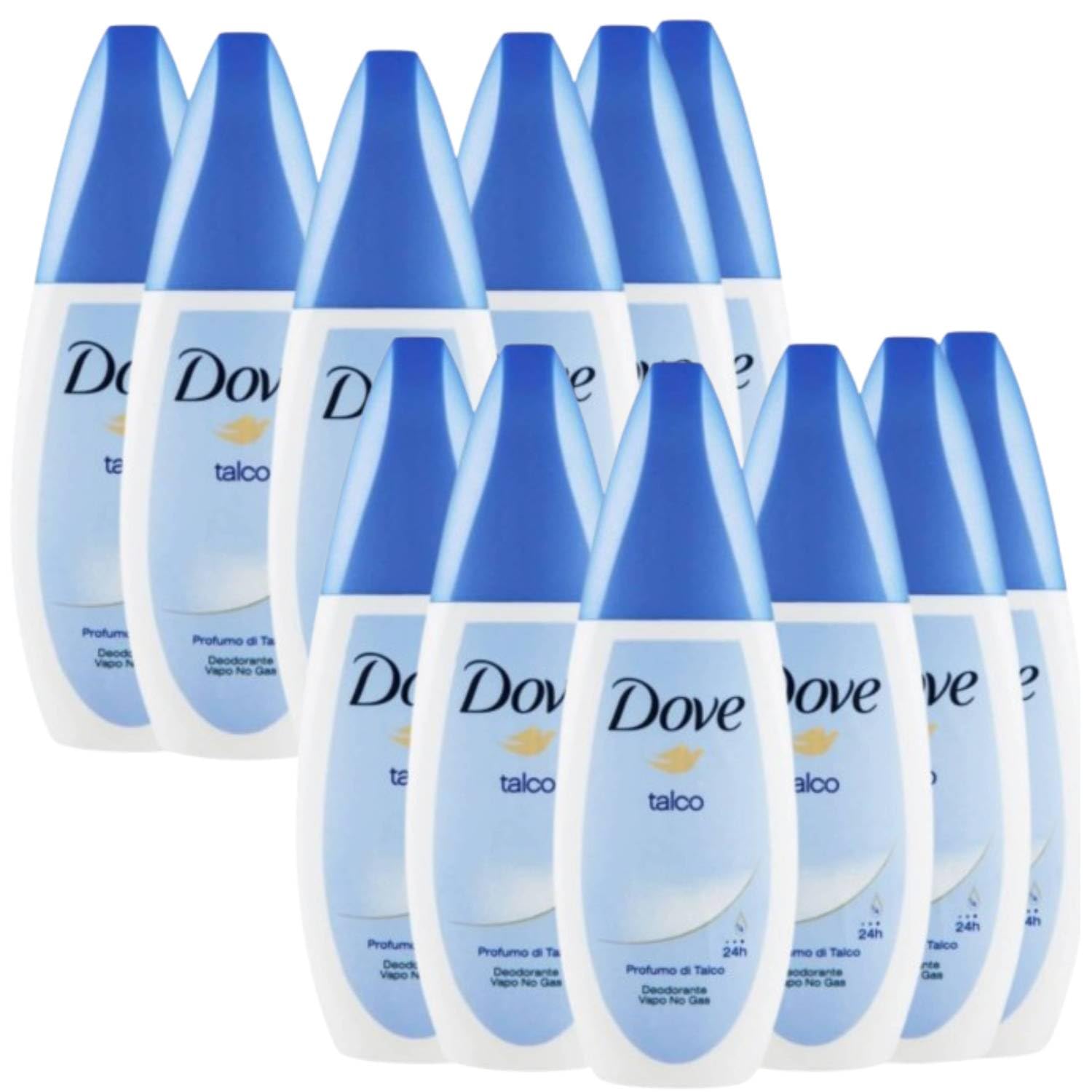 Dove Deodorante Unisex Talco Vapo No Gas 24H 75 Ml (12)