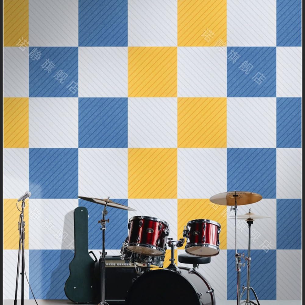 Panele z pianki akustycznej Piankowe panele ścienne dźwiękochłonne, pianka ognioodporna o wysokiej gęstości i redukcji hałasu Studio Foam Panel(Purple)