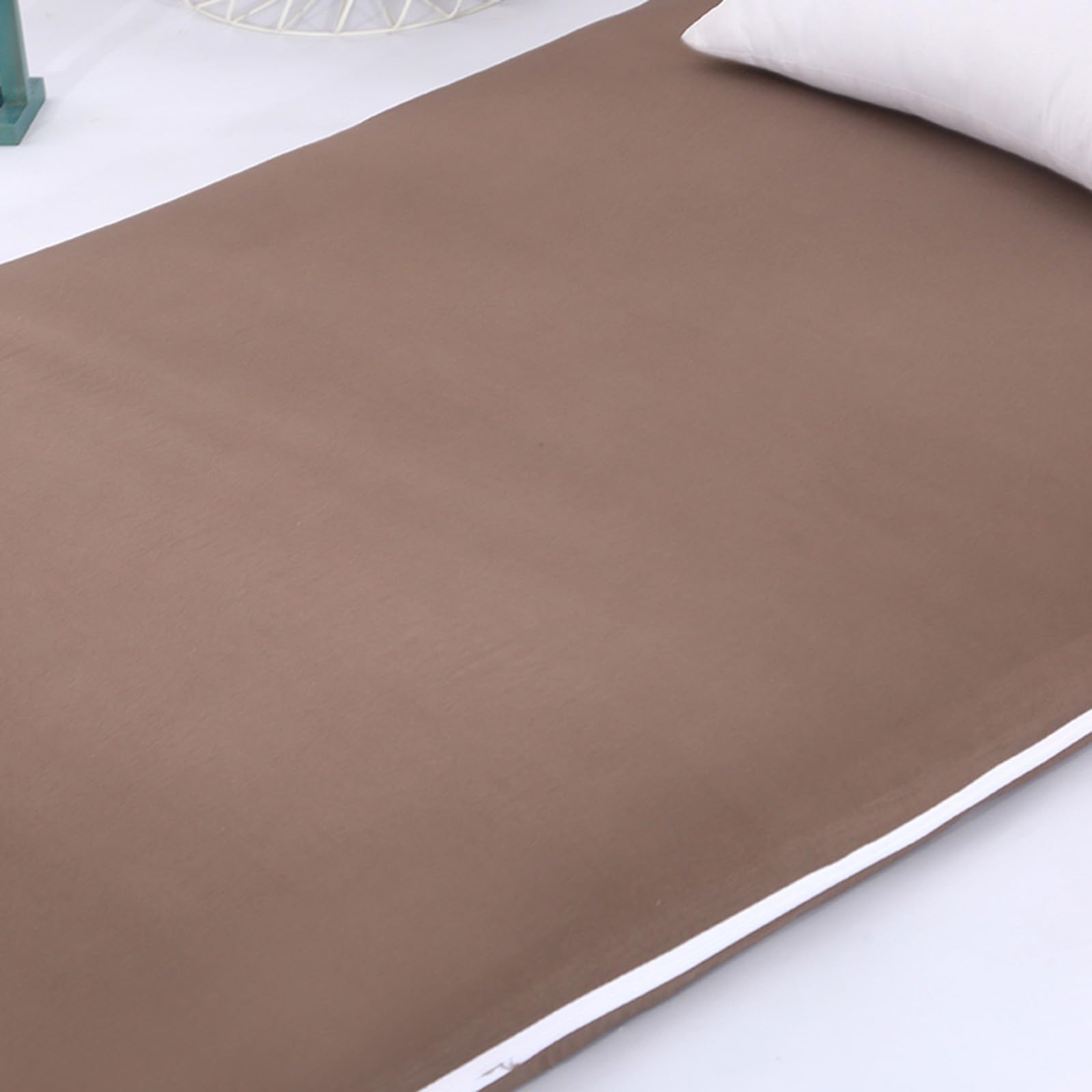 Wygodny japoński futon, odporny na kurz, pokrowiec na materac podłogowy, jednolity kolor, ochraniacz futon, 180 x 200 cm, idealny do użytku domowego i gości