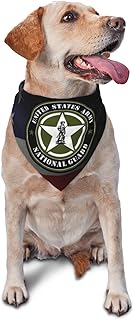 United States Army National Guard Triangle Dog Bandana Scarf Accessories for Pet Bibs