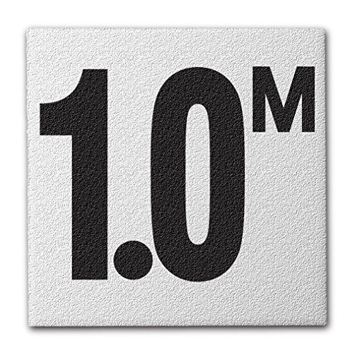 Ceramic Swimming Pool Deck Depth Marker 