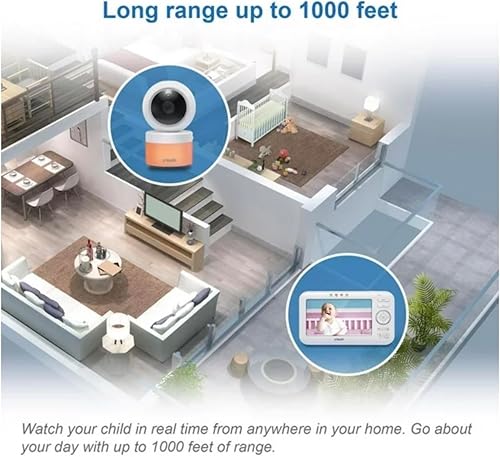 Miniatura 6 de Vtech Monitor de bebé con video panorámico e inclinación VM5263
