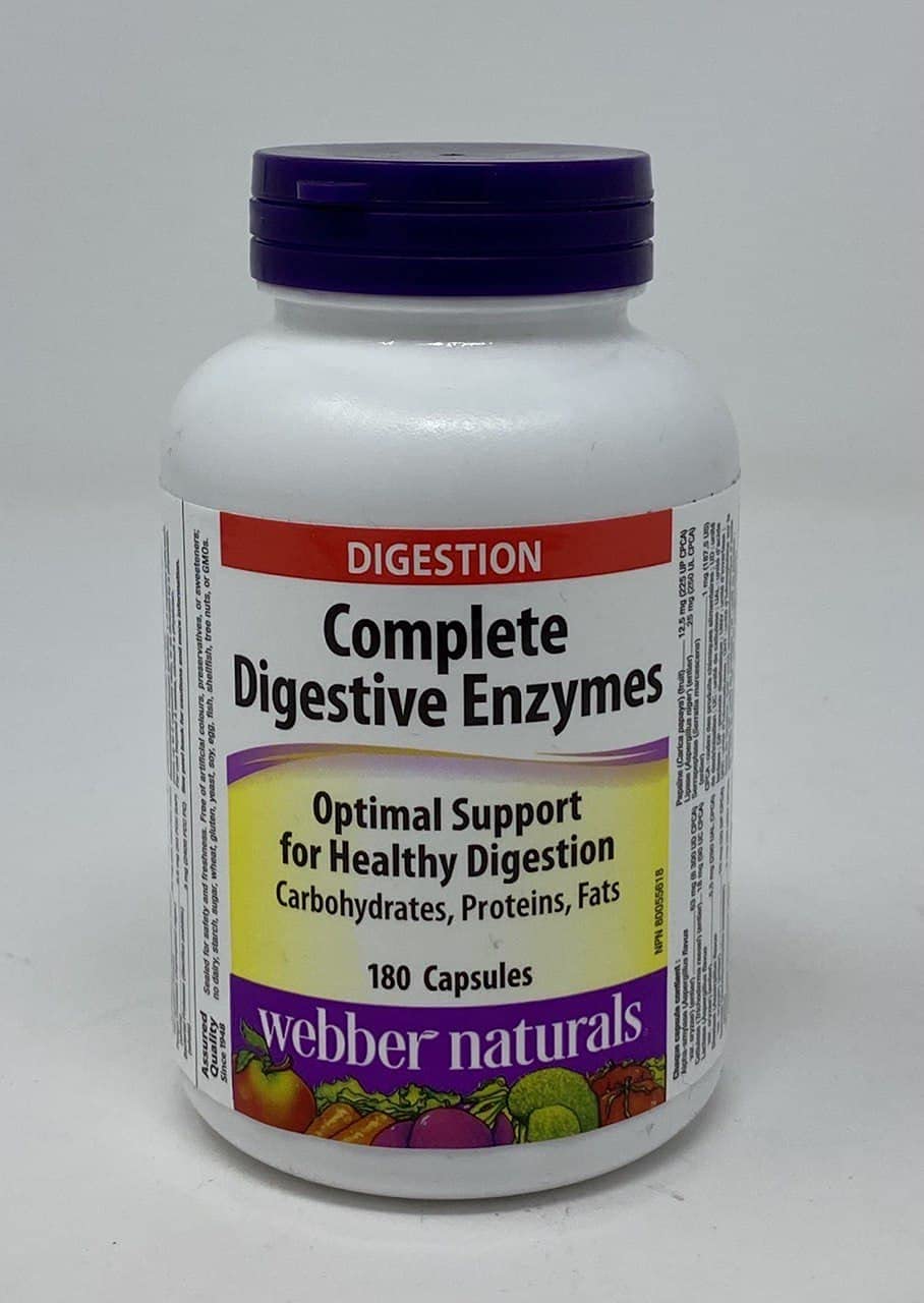 ber Naturals Complete Digestive Enzymes, 180 Capsules Buy Online in