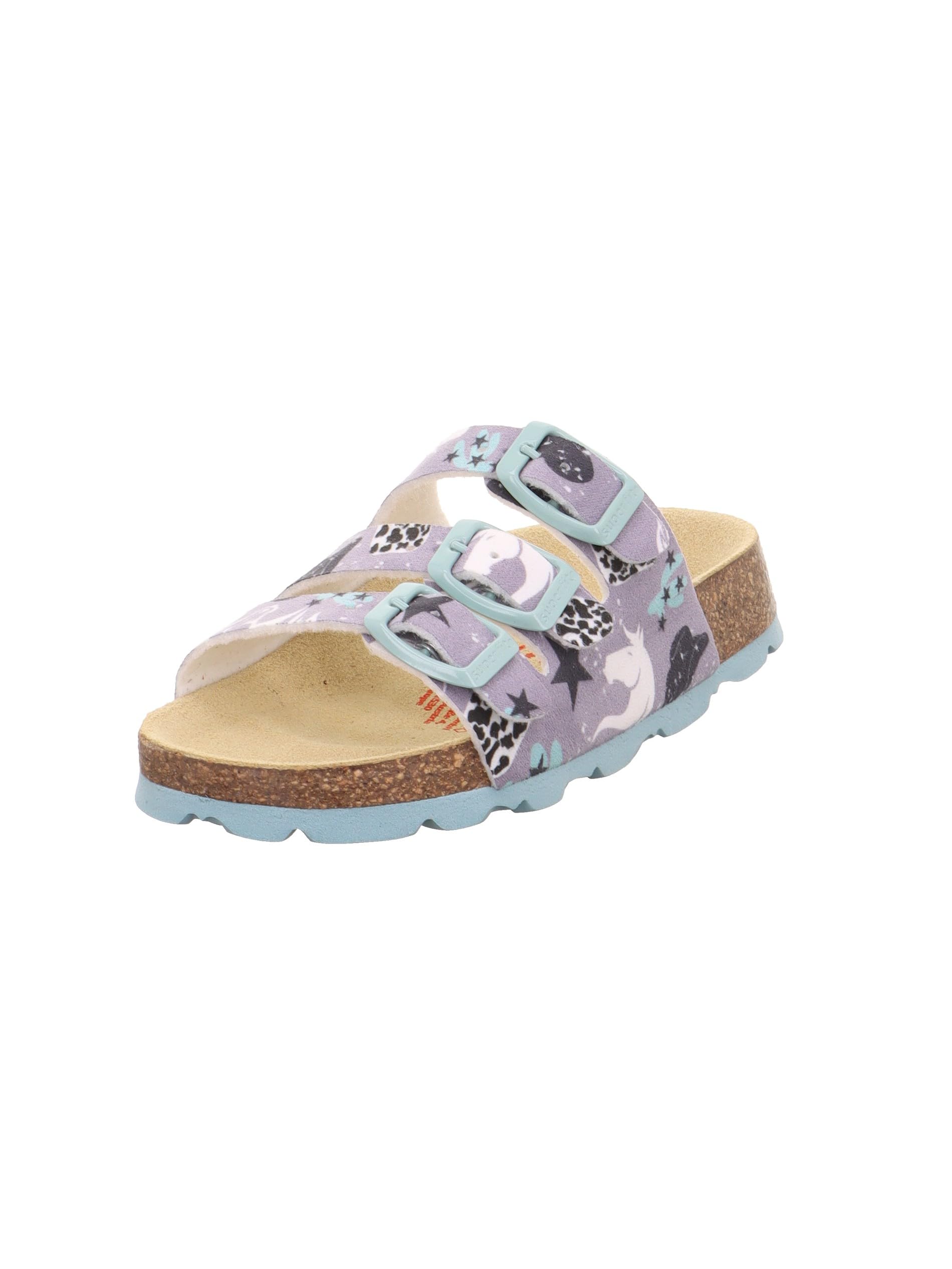 Superfit Footbed Slippers, Purple/Multicoloured 8530, EU 41