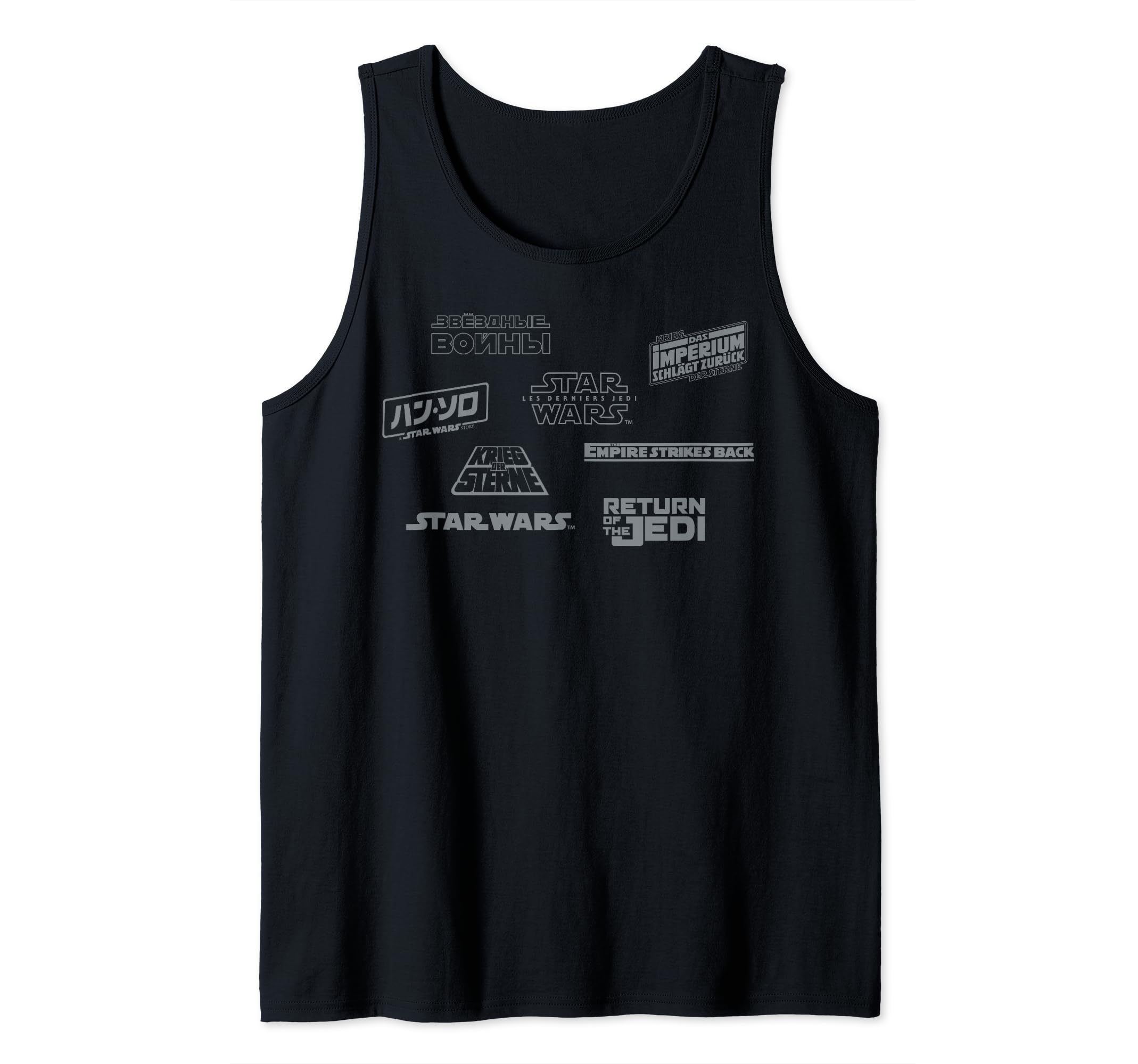 Débardeur Star Wars International Logos en coton pour l'été - 2