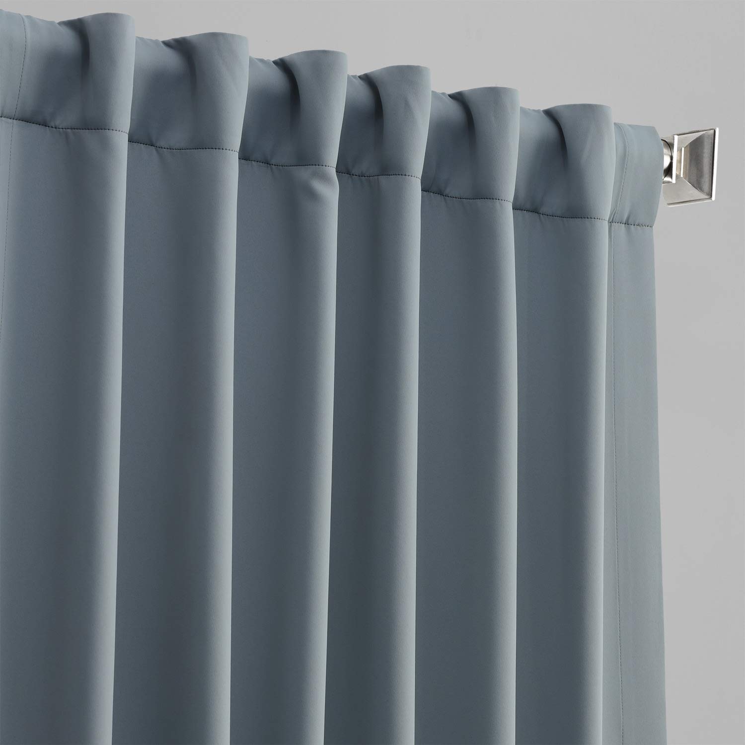 HPD Half Price Drapes Room Darkening Curtains 84 Inches Long for Bedroom & Living Room (1 Panel), 50 X 84, Blue Fir - Image 3