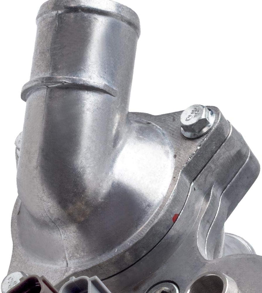 maXpeedingrods Thermostat Housing Kit, Aluminum Metal Thermostat Housing for Ford Explorer Mountaineer 4.0L 2002-2010
