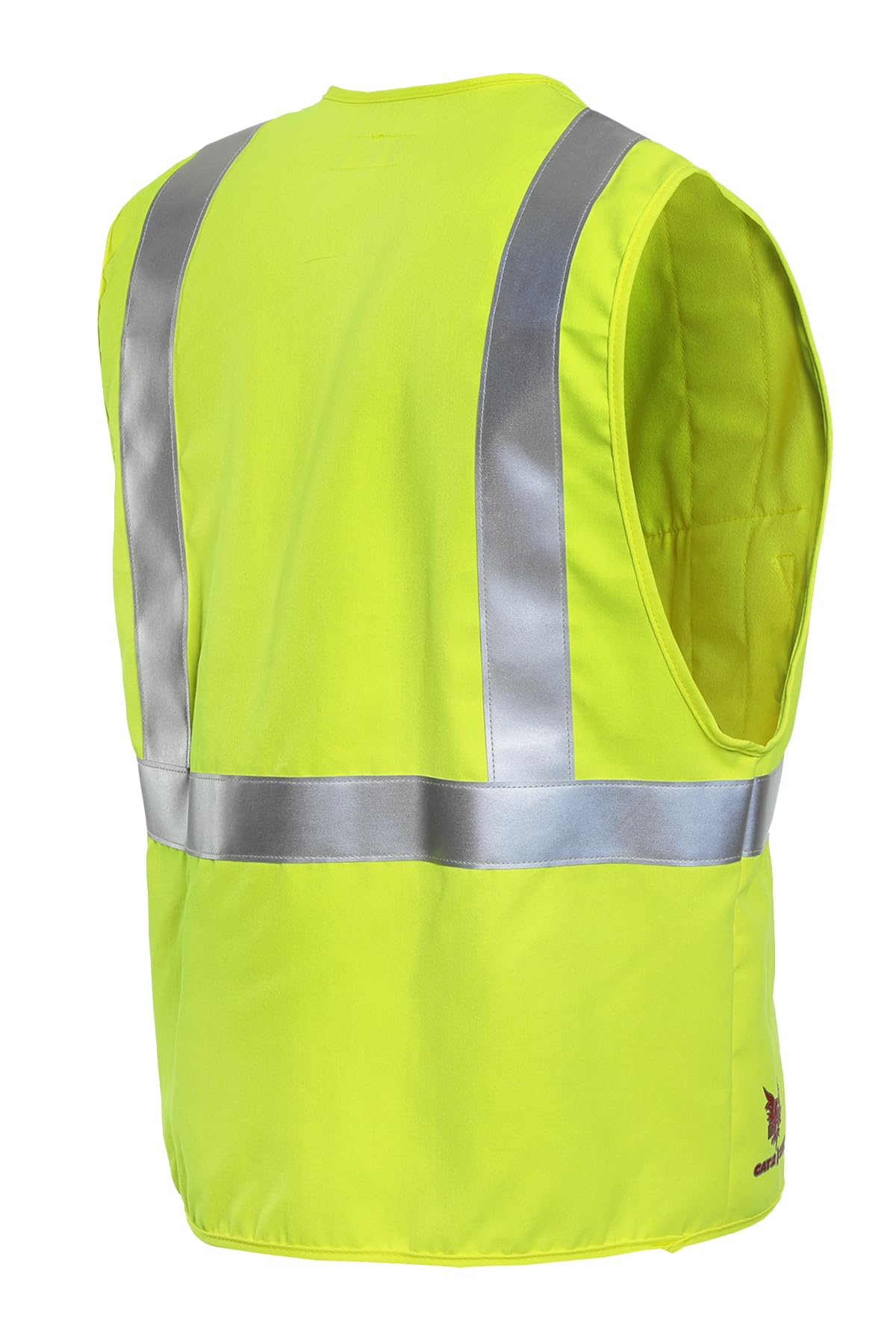 National de sécurité Apparel V21tv2zxl Deluxe Class 2 FR haute visibilité Gilet de sécurité, XL, jaune fluo, 1