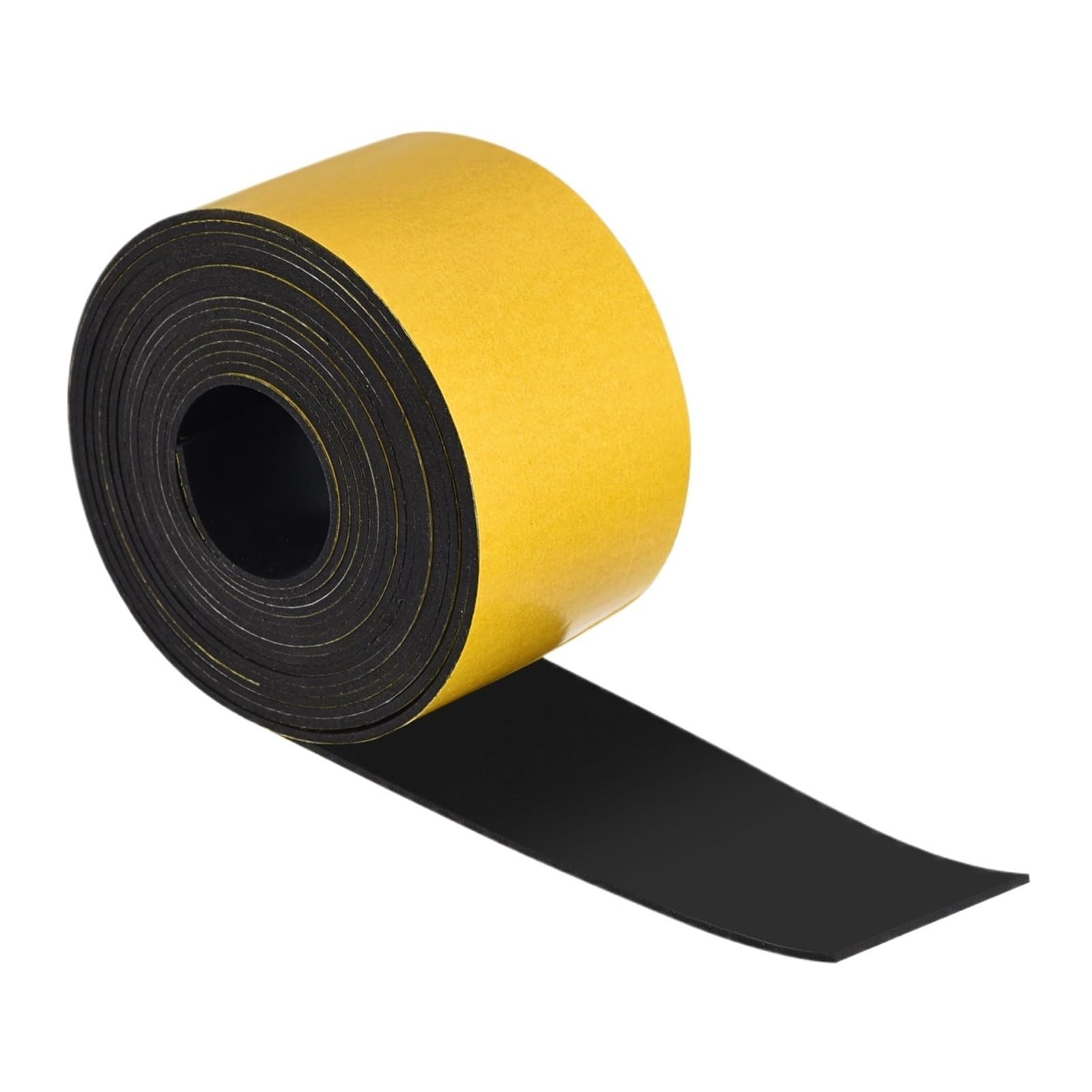Tiras de cinta de goma autoadhesivas de neopreno, juntas, sellos for puertas y ventanas, burletes for almohadillas de sellado DIY, insonorizadas(1.6mm,102mm)