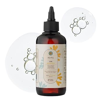 HairTry - Vin Glosser Smoothing Hair Rinse Fruit Vinegar & Hydrolyzed Wheat Protein Anti-Static Protection Easy Application Net 6.76 Fl. Oz/ 200 ml