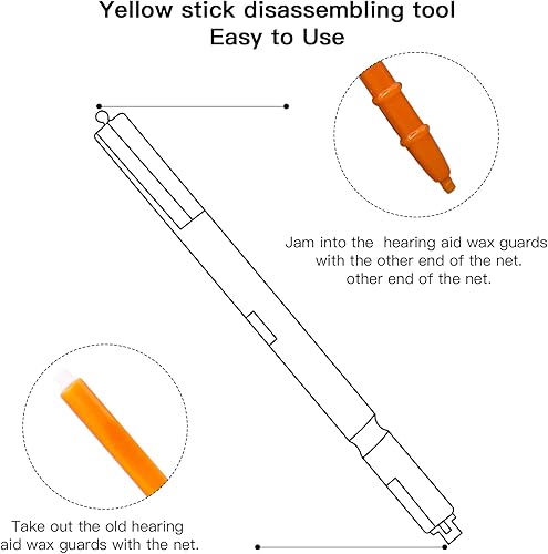 Miniatura 4 de Starkey - 40 filtros protectores de cera de 0059in accesorios de herramientas de limpieza filtros de protección de cera para audífonos Starkey Hear