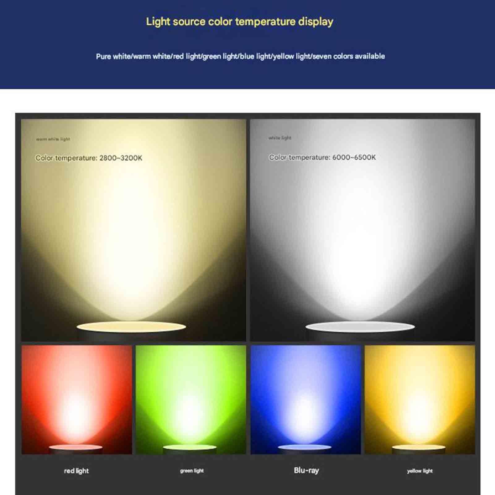 Reflektory LED do ogrodu, oświetlenie zewnętrzne AC85-265 V, wodoszczelność IP65, regulowane, oświetlenie podwórka (zielone, 3 x 2 W)