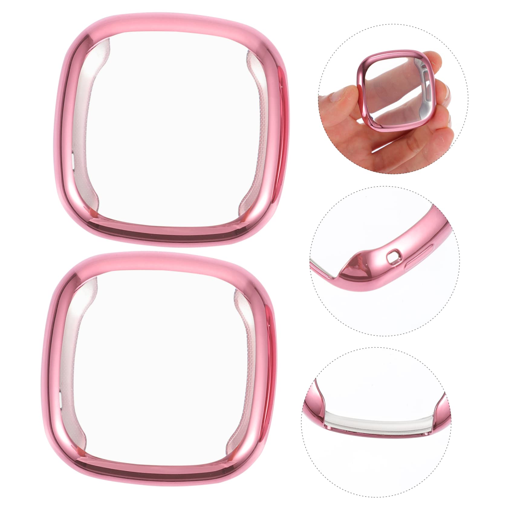 jojofuny 6 Pcs Case Watch Accessory Watch Shell Smartwatch Watch Decoration Shockproof Protective Film Screen Accessories Tpu